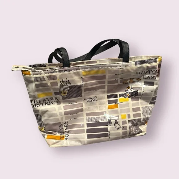 Kate Spade Francis Tote Bag With New York Taxi Cab Design - Picture 8 of 13